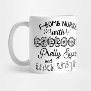 F BOMB NURSE Mug